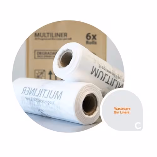 Degradable Multiliners (6 x 25 bags/roll)