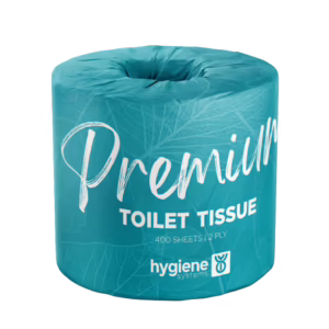 HS Premium 400 Sheets Toilet Tissue Rolls 2ply (48 Rolls/case) (3644)